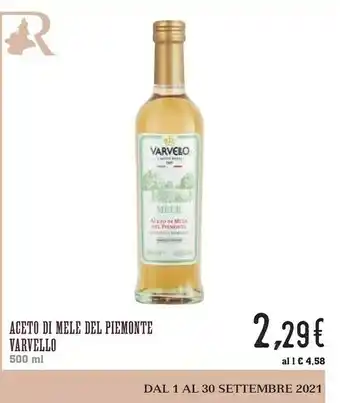 Conad Varvello Aceto Di Mele Del Piemonte 500 Ml offerta