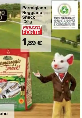 Carrefour Parmigiano Reggiano Snack 100 g offerta