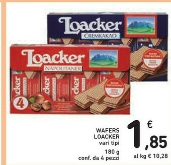 Conad Loacker Wafer offerta