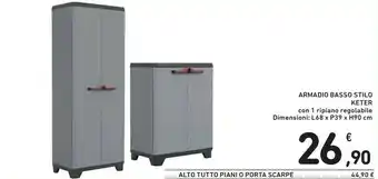 Armadio Baso Stilo Keter