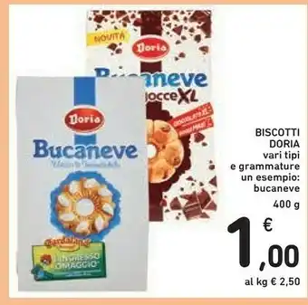 Conad Doria Bucaneve 400 G(ml) offerta