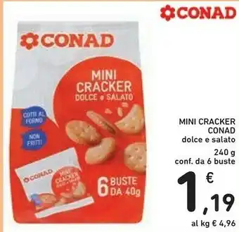 Conad Conad Mini Cracker offerta