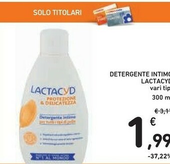 Conad Lactacyd Detergente Intimo offerta
