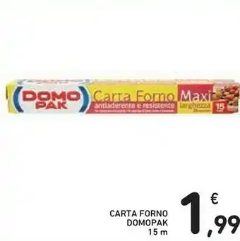 Conad Domopak Carta Forno 15 M offerta