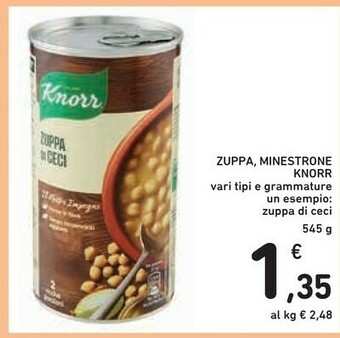 Conad Knorr Zuppa, Minestrone offerta