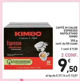 Conad Kimbo Caffè Espresso Napoletano offerta