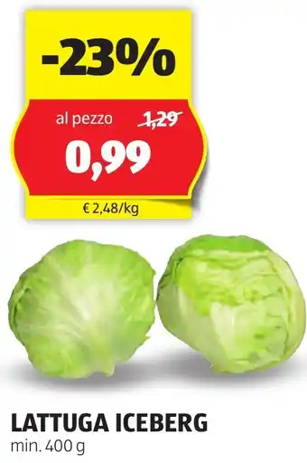 LATTUGA ICEBERG min. 400 g