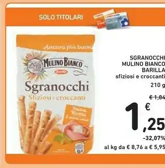 Conad Mulino Bianco Sgranocchi offerta