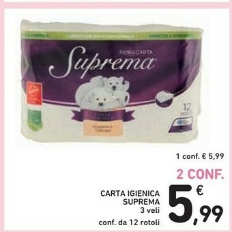 Conad Suprema Carta Igienica offerta
