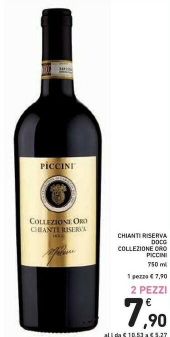Conad Piccini Collezione Oro Chianti Riserva 750 G(ml) offerta