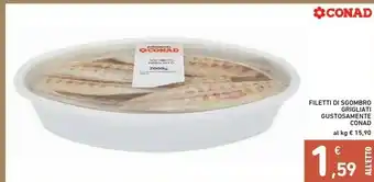 Conad Conad Filetti Di Sgombro Grigliati offerta