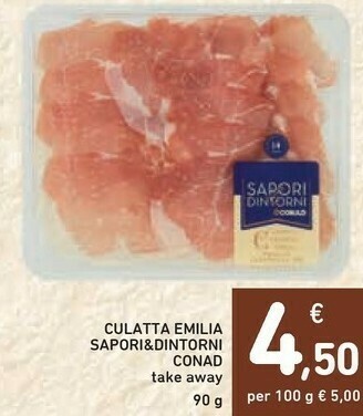 Conad Culatta Emilia offerta