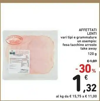 Conad Lenti Affettati offerta