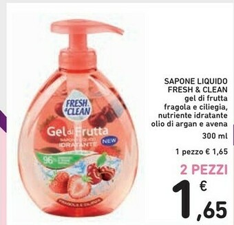 Conad Fresh & Clean Sapone Liquido offerta