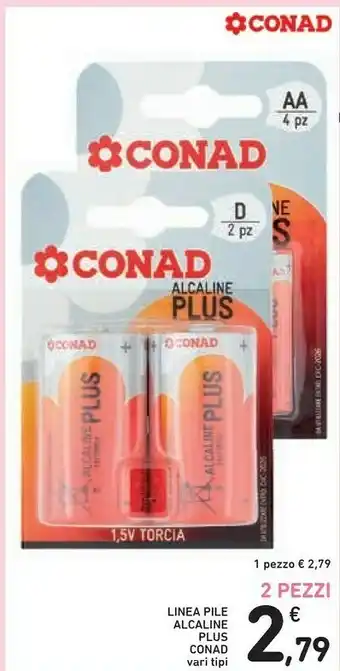 Conad Linea Pile Alcaline