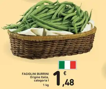Conad Fagiolini Burrini offerta