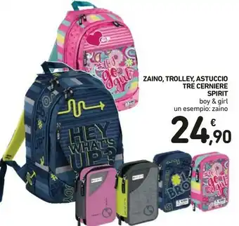 Zaino Trolley Astuccio Tre Cerniere Spirit