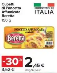 Carrefour Express Cubetti di Pancetta Affumicata Beretta offerta