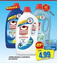 Risparmio Casa OMINO BIANCO LAVATRICE 60 LAVAGGI offerta