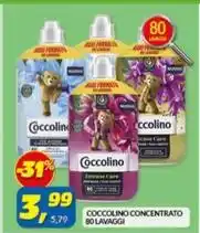 Risparmio Casa COCCOLINO CONCENTRATO 80 LAVAGGI offerta