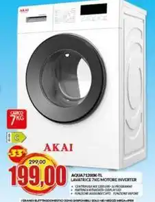 Risparmio Casa AQUA71200K-TL LAVATRICE 7KG MOTORE INVERTER offerta