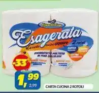 Risparmio Casa CARTA CUCINA 2 ROTOLI offerta