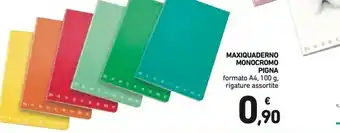 Conad Pigna Maxiquaderno Monocromo offerta