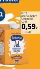 Coop latte parzialmente scremato 50 cl offerta