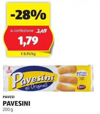ALDI PAVESI PAVESINI 200 g offerta