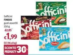 Futura Supermercati Sofficini FINDUS gusti assortiti 250 g offerta