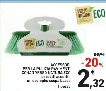 Conad Conad Accessori Per La Pulizia Pavimenti Verso Natura Eco offerta