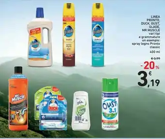 Conad Pronto Spray Legno Classic 400ml offerta