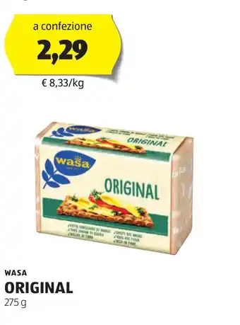 ALDI WASA ORIGINAL 275 g offerta