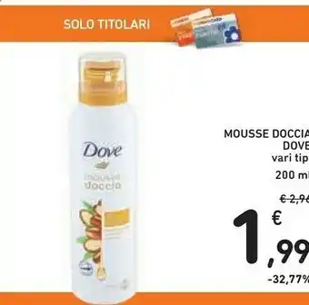 Conad Dove Mousse Doccia offerta