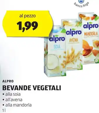 ALDI ALPRO BEVANDE VEGETALI 1 L offerta