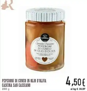 Conad Cascina San Cassiano Peperoni Di Cuneo In Olio D'oliva offerta
