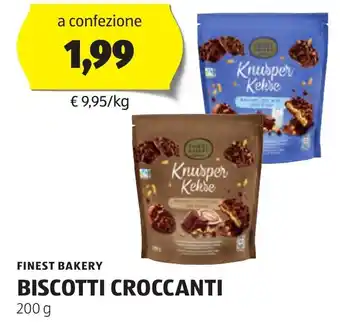 ALDI FINEST BAKERY BISCOTTI CROCCANTI 200 g offerta