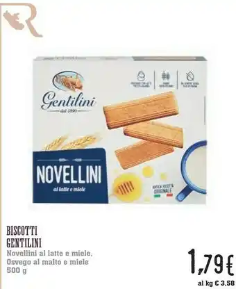 Conad Superstore Gentilini - Novellini Al Latte E Miele 500 G(ml) offerta