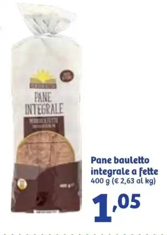 In'S Mercato Pane bauletto integrale a fette 400 g offerta
