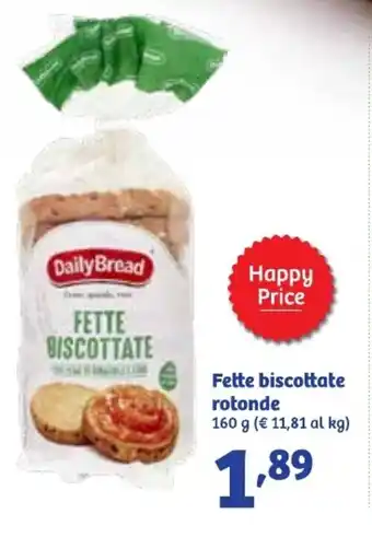 In'S Mercato Fette biscottate rotonde 160 g offerta