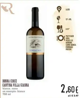 Conad Superstore Cantina Villa Gianna - Circeo Bianco 750 G(ml) offerta