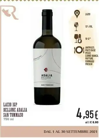Conad Superstore San Tommaso Lazio Igp Bellone Adalia offerta