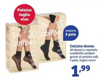 In'S Mercato Calzino donna offerta