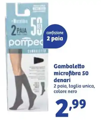 In'S Mercato Gambaletto microfibra 50 denari offerta