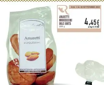 Conad Dolci Bonta Amaretti Morbidissimi offerta