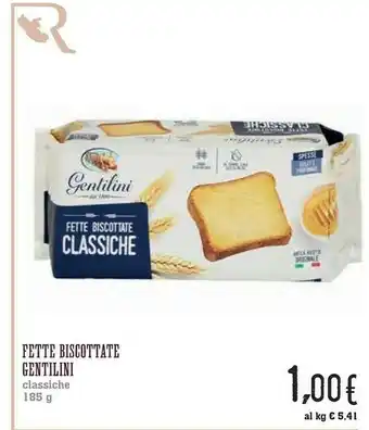Conad Gentilini - Fette Biscottate 185 G(ml) offerta