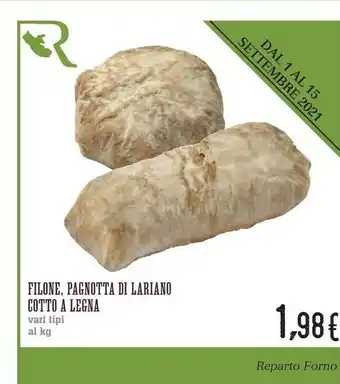 Conad Filone Pagnotta Di Lariano Cotto A Legna offerta