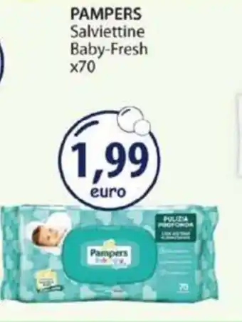 Acqua & Sapone PAMPERS Salviettine Baby-Fresh x70 offerta