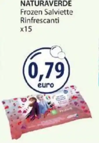 Acqua & Sapone NATURAVERDE Frozen Salviette Rinfrescanti x15 offerta