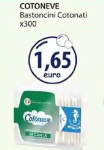 Acqua & Sapone COTONEVE Bastoncini Cotonati x300 offerta